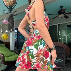 Lush Linen Blend Dress